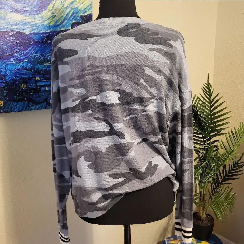 Splendid CAMO SWEATSHIRT - Picture 2 of 4